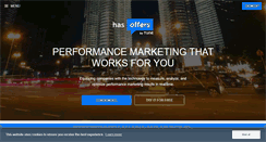 Desktop Screenshot of hasoffers.com