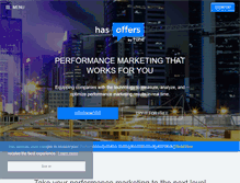 Tablet Screenshot of hasoffers.com